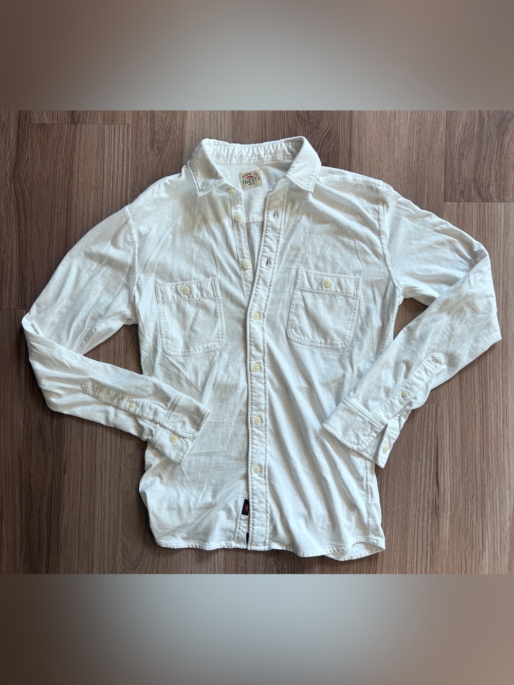 Faherty White Casual Button Down Shirt - Picture 2 of 11